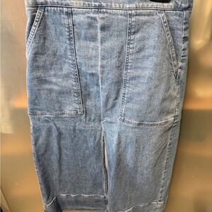 Banana Republic Denim slit skirt